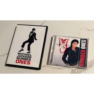 Michael Jackson Number Ones CD and DVD Greatest Hits Music Video Set Pop MJ